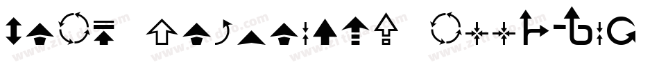 Peax Webdesign arrows字体转换